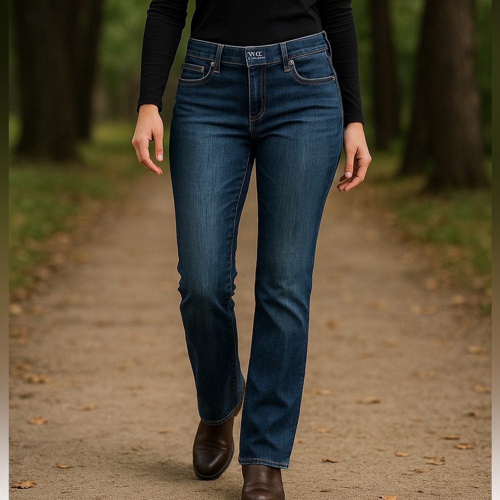 NY&C Platinum Bootcut Jeans Medium Wash Women’s SIZE 14